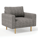 ELVERUM Chair, Charcoal Gray - California Furniture (Coachella, CA)