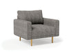 ELVERUM Chair, Charcoal Gray - California Furniture (Coachella, CA)