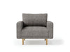 ELVERUM Chair, Charcoal Gray - California Furniture (Coachella, CA)