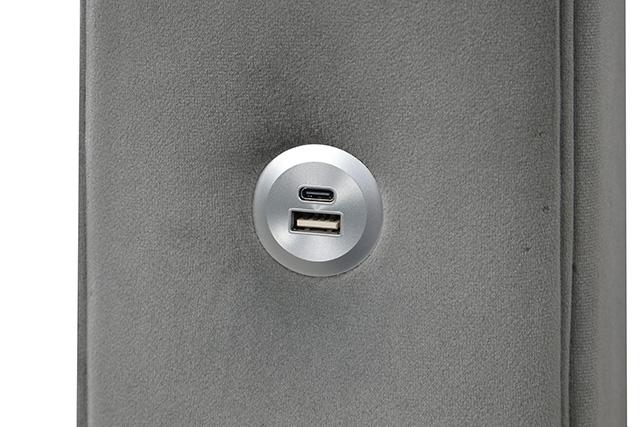 Etherea Bed Gray & Black - California Furniture (Coachella, CA)