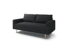 ELVERUM Loveseat, Black - California Furniture (Coachella, CA)