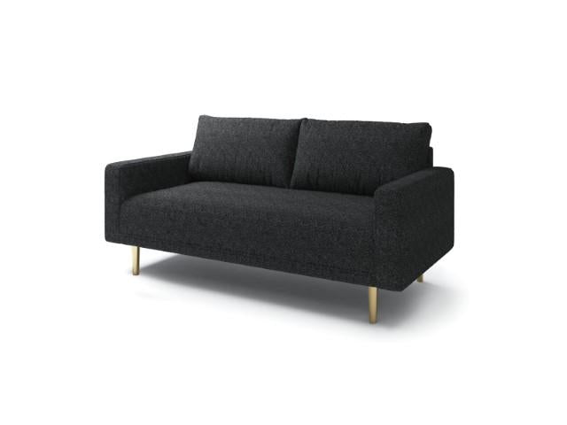 ELVERUM Loveseat, Black - California Furniture (Coachella, CA)