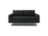 ELVERUM Loveseat, Black - California Furniture (Coachella, CA)