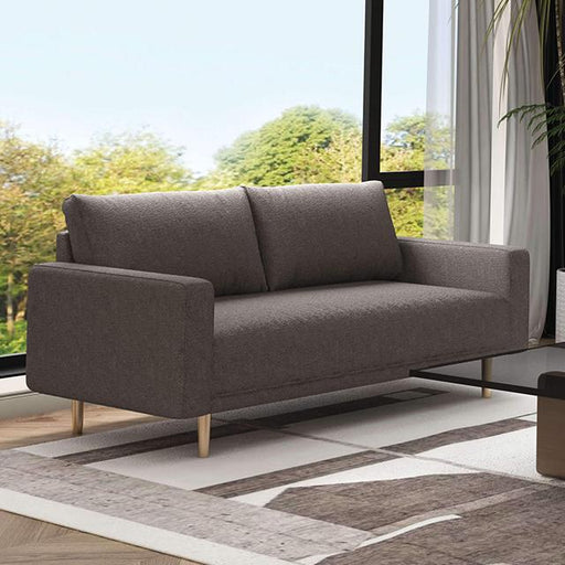 ELVERUM Loveseat, Charcoal Gray - California Furniture (Coachella, CA)