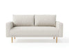 ELVERUM Loveseat, Off-White - California Furniture (Coachella, CA)