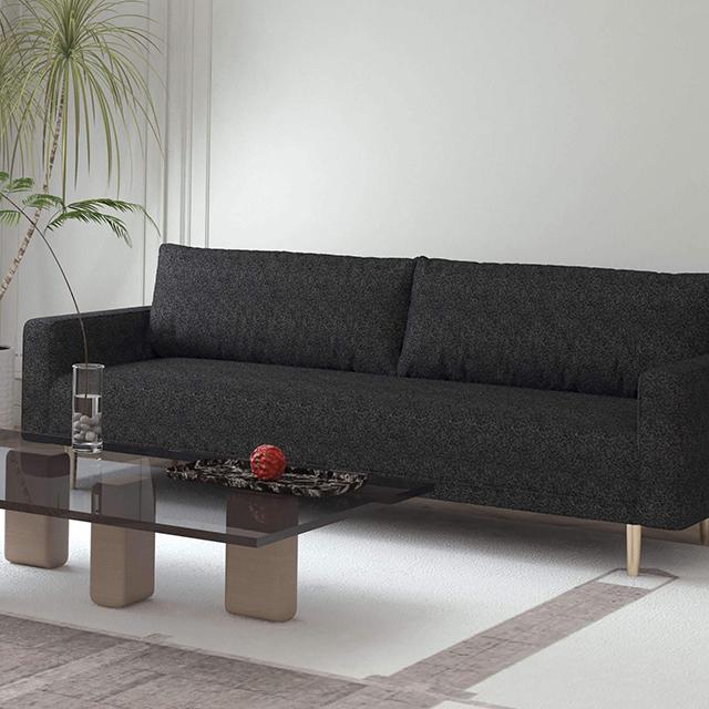 ELVERUM Sofa, Black - California Furniture (Coachella, CA)