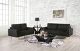 ELVERUM Loveseat, Black - California Furniture (Coachella, CA)