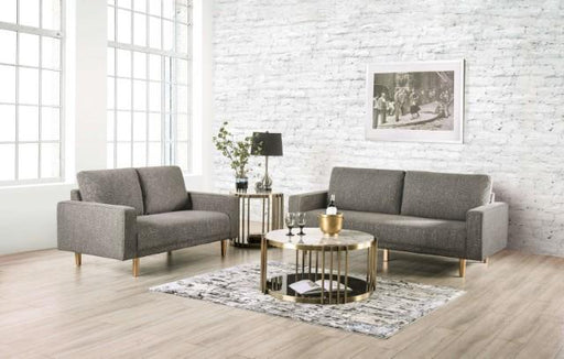ELVERUM Loveseat, Charcoal Gray - California Furniture (Coachella, CA)