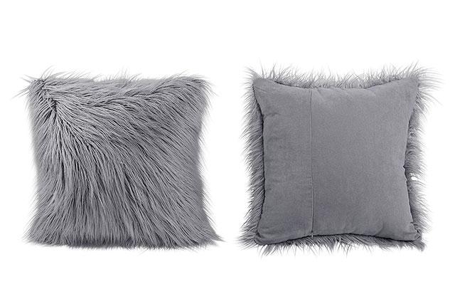 EVADNE Loveseat w/ Pillows, Black - California Furniture (Coachella, CA)