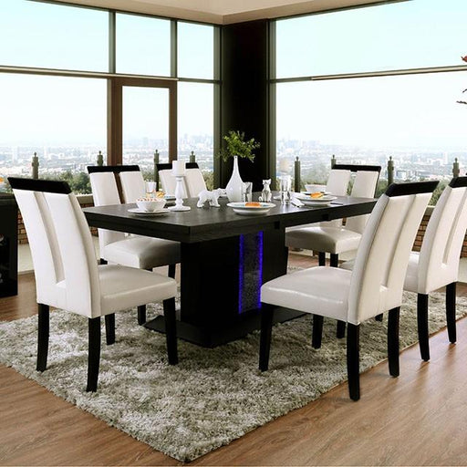 Evangeline Black/Beige Dining Table - California Furniture (Coachella, CA)