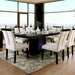 Evangeline Black/Beige Dining Table - California Furniture (Coachella, CA)