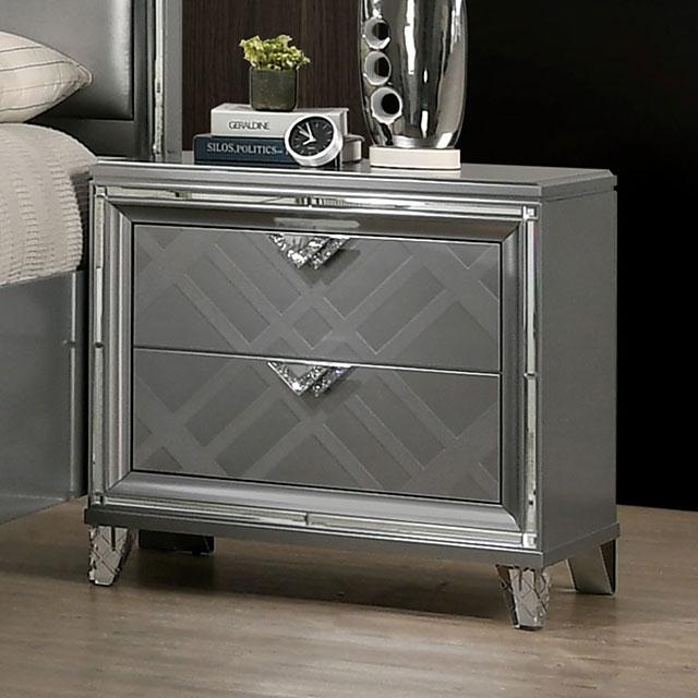 EMMELINE Night Stand w/ USB Outlet - California Furniture (Coachella, CA)