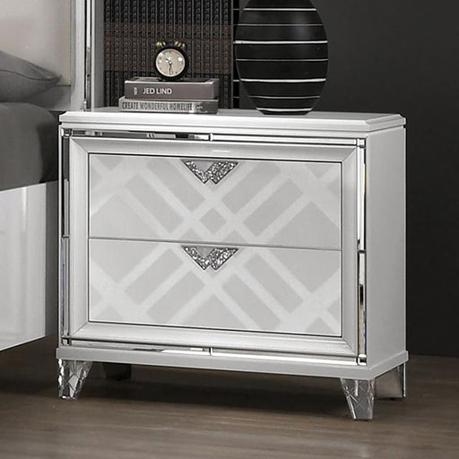 EMMELINE Night Stand w/ USB, White - California Furniture (Coachella, CA)