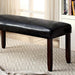 EMMONS I Dark Cherry/Espresso Bench - California Furniture (Coachella, CA)