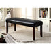 EMMONS I Dark Cherry/Espresso Bench - California Furniture (Coachella, CA)