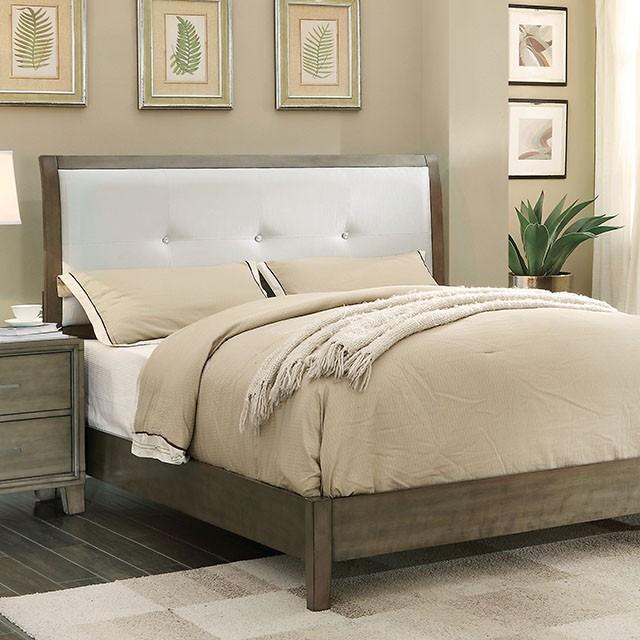 Enrico Full Queen Bed Brown, Black, & Cherry - California Furniture (Coachella, CA)