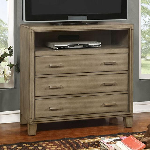 ENRICO I Gray Media Chest - California Furniture (Coachella, CA)
