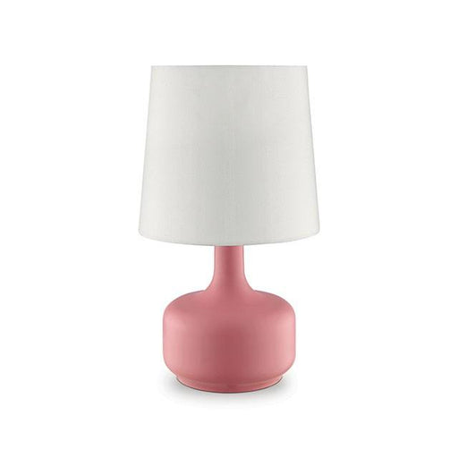 Farah Pink 17"H Matte Pink Table Lamp - California Furniture (Coachella, CA)