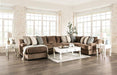 FARRINGDON Sectional, Brown - California Furniture (Coachella, CA)