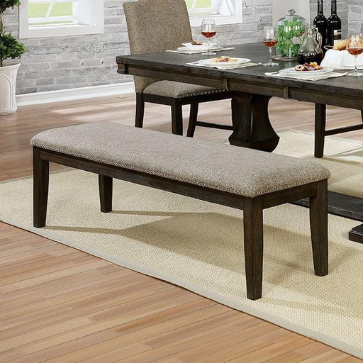 Faulk Espresso Bench - California Furniture (Coachella, CA)
