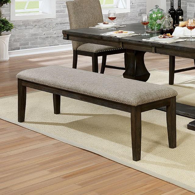 Faulk Espresso Bench - California Furniture (Coachella, CA)