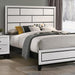 Errico Bed Grey & White - California Furniture (Coachella, CA)