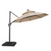 Fera 10 Ft Round Umbrella w/ LED Bulb + 37" Large Base - California Furniture (Coachella, CA)