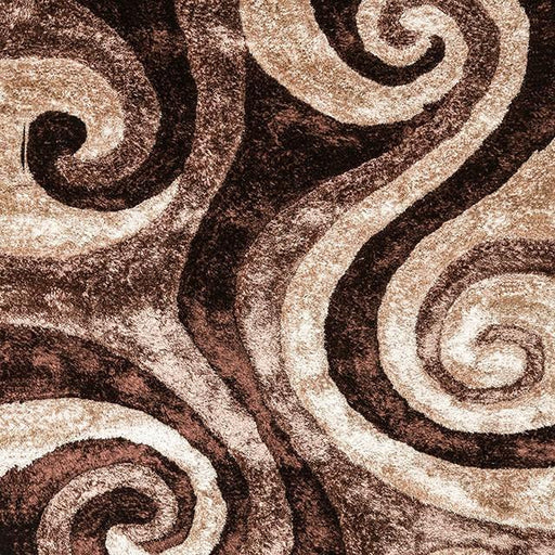Fermont Brown Beige 5' X 8' Area Rug - California Furniture (Coachella, CA)