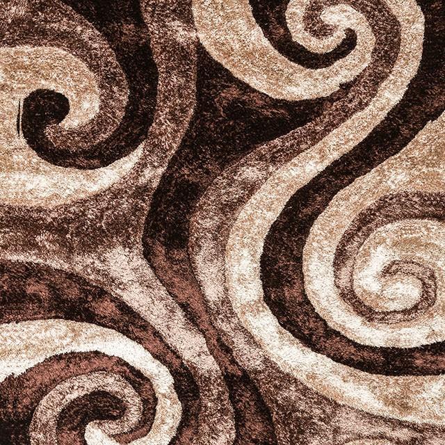 Fermont Brown Beige 5' X 8' Area Rug - California Furniture (Coachella, CA)
