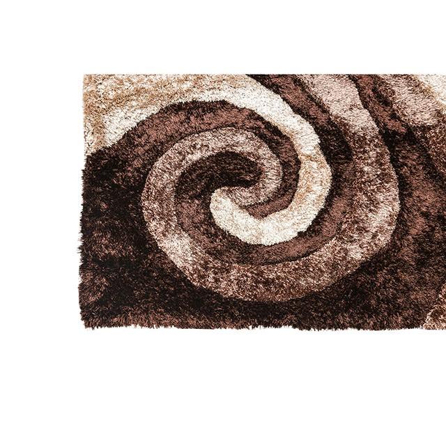 Fermont Brown Beige 5' X 8' Area Rug - California Furniture (Coachella, CA)