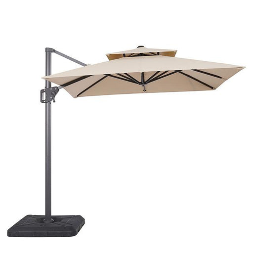Fida 8 Ft Square Umbrella w/ Double Top + 37" Large Base - California Furniture (Coachella, CA)