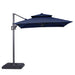 Fida 8 Ft Square Umbrella w/ Double Top + 37" Large Base - California Furniture (Coachella, CA)