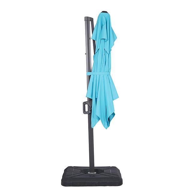 Fida 8 Ft Square Umbrella w/ Double Top + 37" Large Base - California Furniture (Coachella, CA)