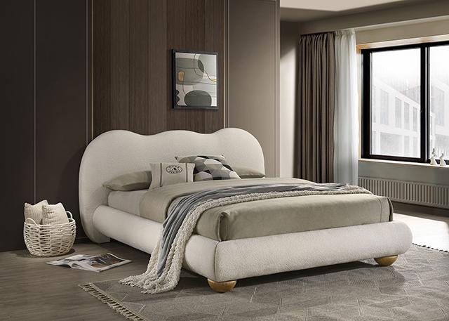 Finamore Bed White - California Furniture (Coachella, CA)
