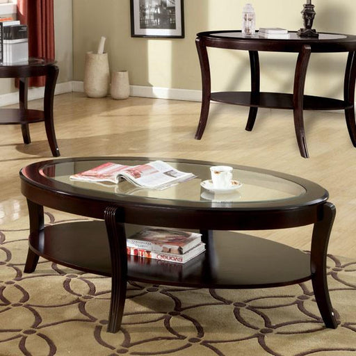 FINLEY Espresso Coffee Table - California Furniture (Coachella, CA)