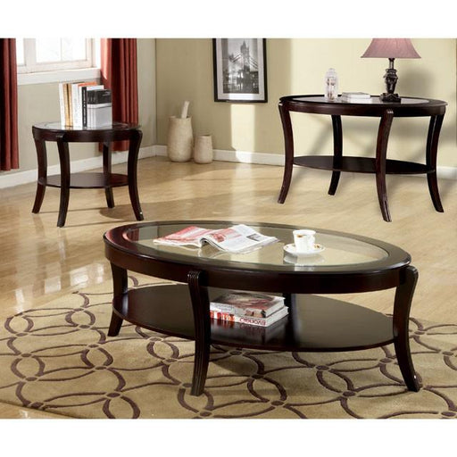 FINLEY Espresso End Table - California Furniture (Coachella, CA)