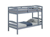 Finsbury Twin Twin Bunk Bed Espresso, Grey & White - California Furniture (Coachella, CA)