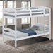 Finsbury Twin Twin Bunk Bed Espresso, Grey & White - California Furniture (Coachella, CA)
