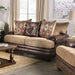 Fletcher Brown/Tan Love Seat - California Furniture (Coachella, CA)