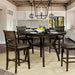 Flick Rustic Oak Counter Ht. Table - California Furniture (Coachella, CA)
