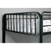CLEMENT Black Metal Twin/Twin Bunk Bed - California Furniture (Coachella, CA)