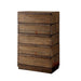 COIMBRA Rustic Natural Tone Chest - California Furniture (Coachella, CA)