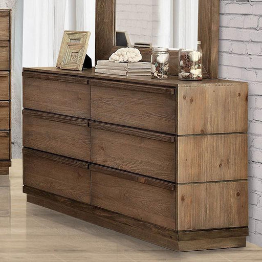 COIMBRA Rustic Natural Tone Dresser - California Furniture (Coachella, CA)