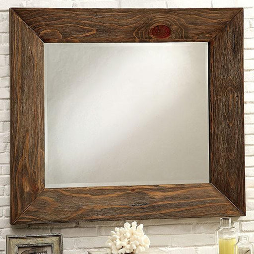 COIMBRA Rustic Natural Tone Mirror - California Furniture (Coachella, CA)