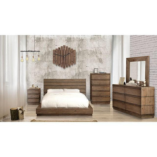 COIMBRA Rustic Natural Tone Mirror - California Furniture (Coachella, CA)