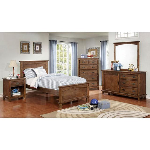 Colin Dark Oak Mirror - California Furniture (Coachella, CA)