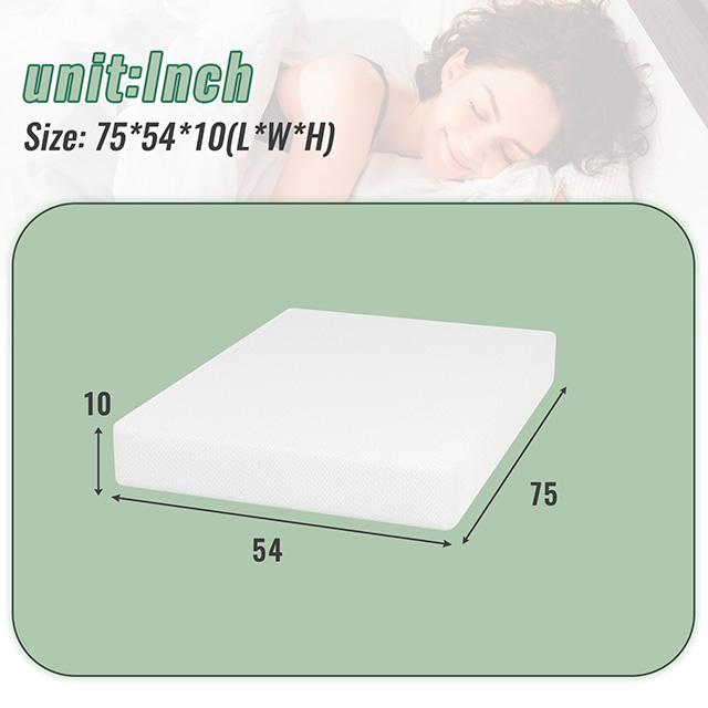 Coreopsis 10" Full Memory Foam Wave Comfort - California Furniture (Coachella, CA)