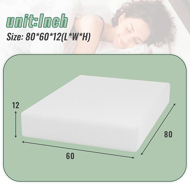 Coreopsis 12" Queen Memory Foam Wave Comfort - California Furniture (Coachella, CA)