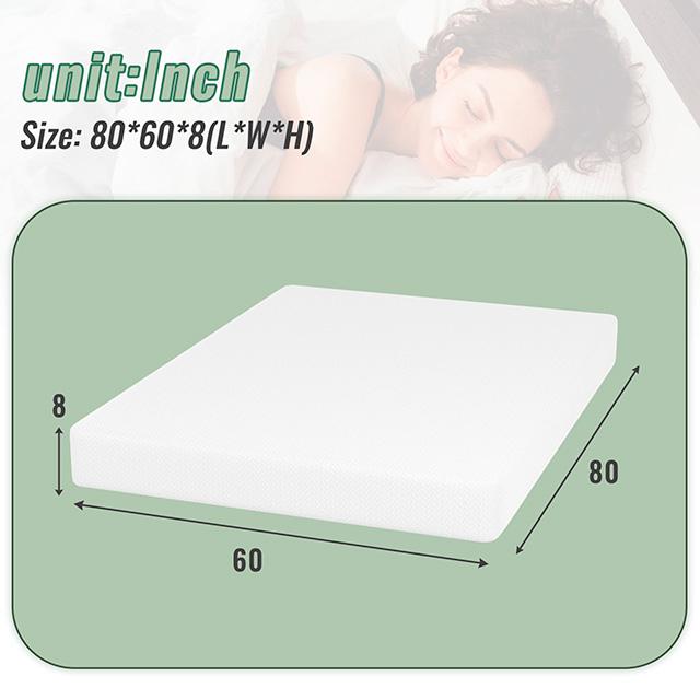 Coreopsis 8" Queen Memory Foam Wave Comfort - California Furniture (Coachella, CA)