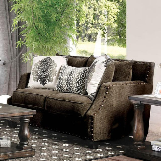 Cornelia Light Brown Love Seat - California Furniture (Coachella, CA)